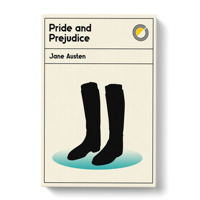 Book Cover Pride And Prejudice Jane Austen Canvas Print Main Image