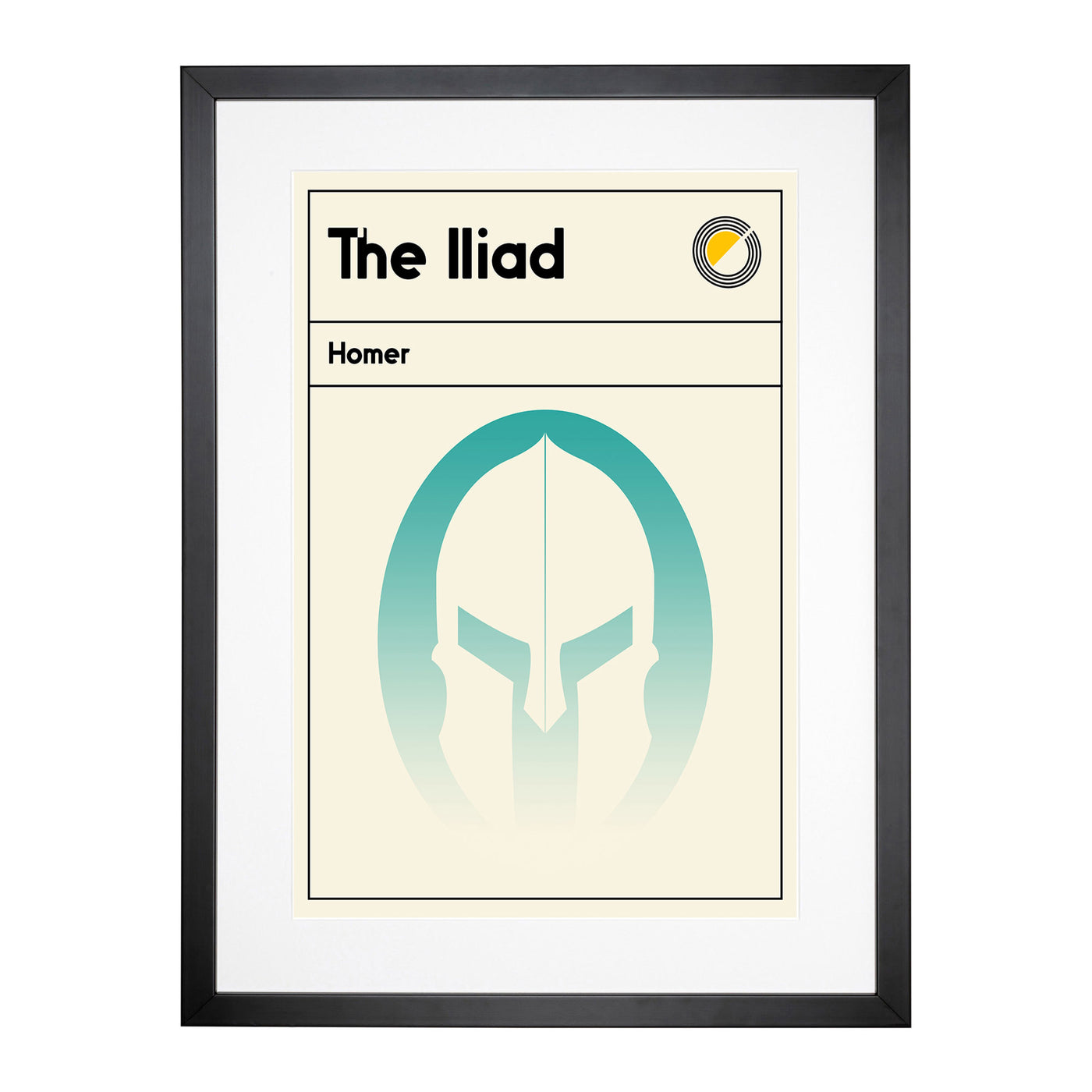 Book Cover The Iliad Homer Framed Print Main Image