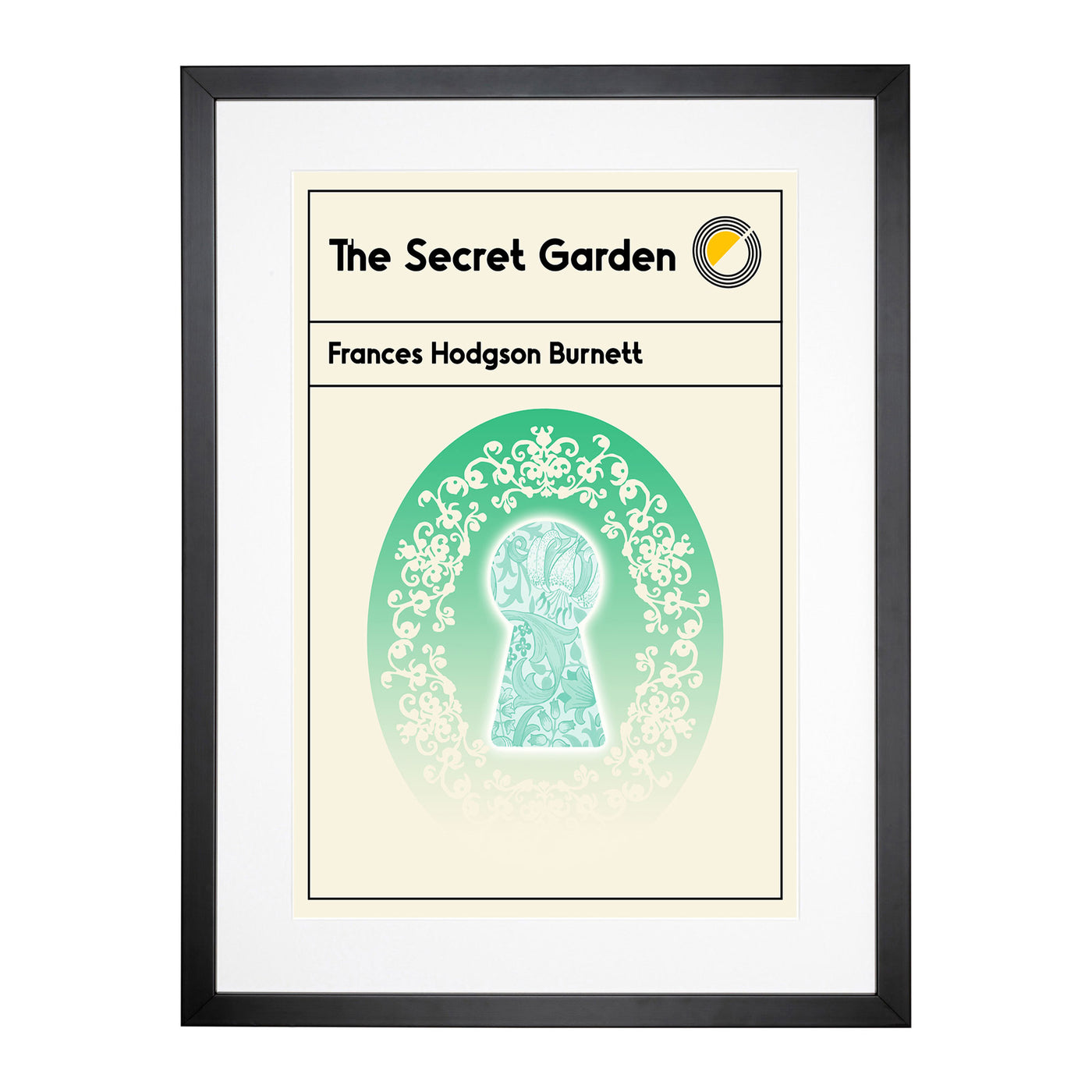 Book Cover The Secret Garden Frances Hodgson Burnett Framed Print Main Image