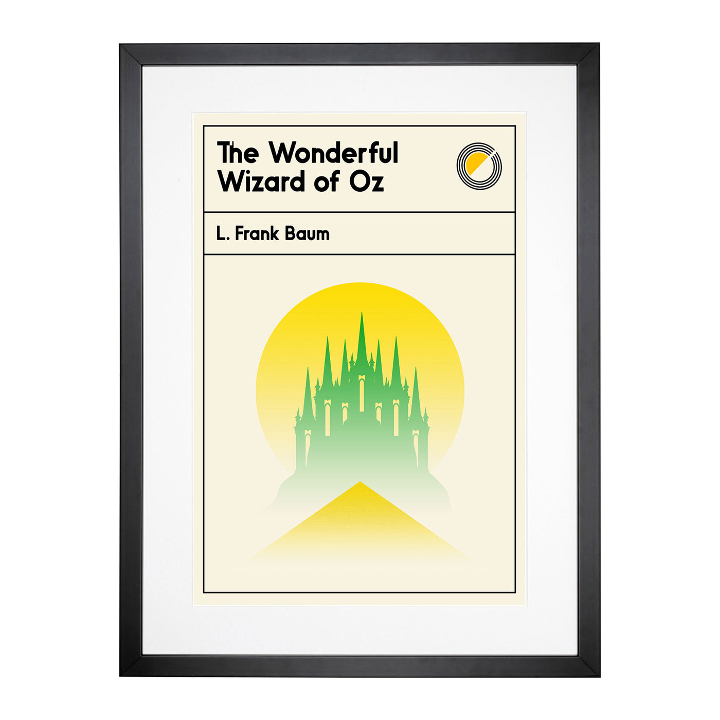 Book Cover The Wonderful Wizard Of Oz L. Frank Baum Framed Print Main Image