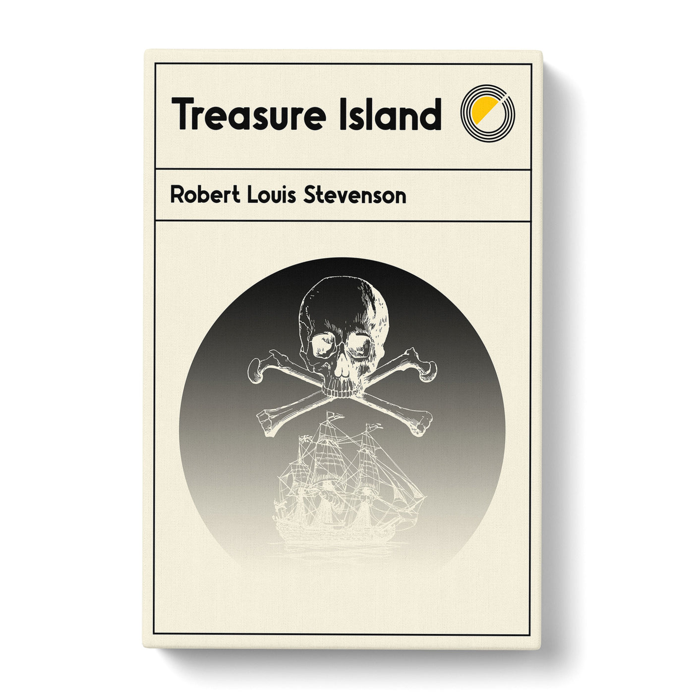 Book Cover Treasure Island Robert Louis Stevenson Canvas Print Main Image
