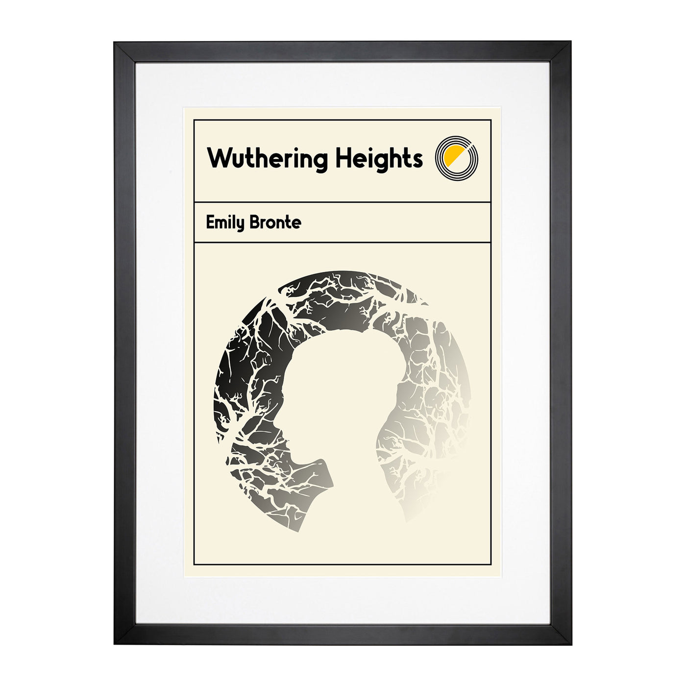 Book Cover Wuthering Heights Emily Bronte Framed Print Main Image