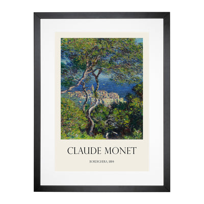 Bordighera Print By Claude Monet Framed Print Main Image