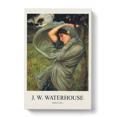 Boreas Print By John William Waterhouse Canvas Print Main Image