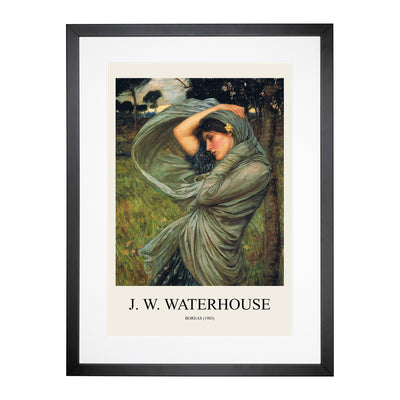 Boreas Print By John William Waterhouse Framed Print Main Image