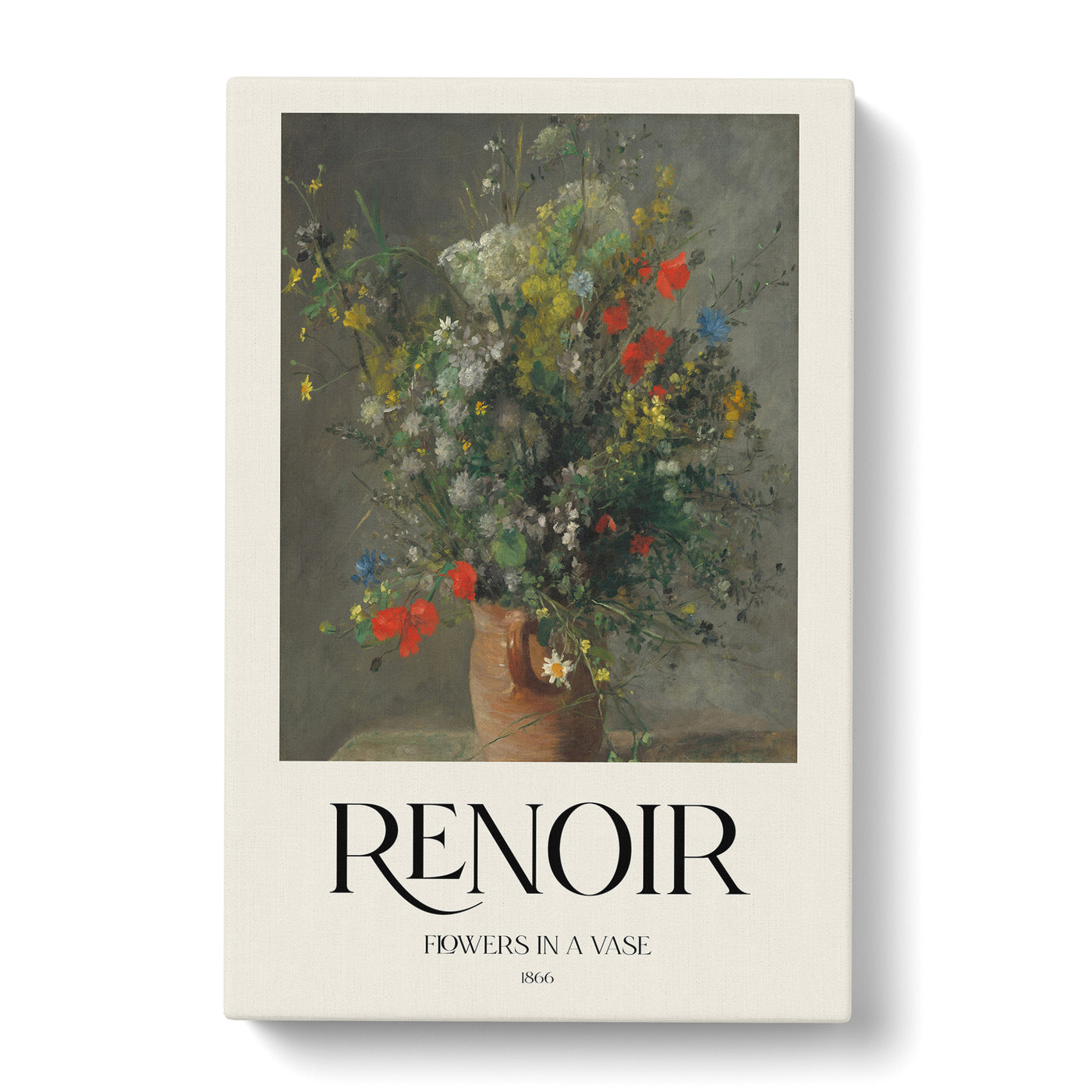 Bouquet Of Flowers Vol.2 Print By Pierre-Auguste Renoir Canvas Print Main Image
