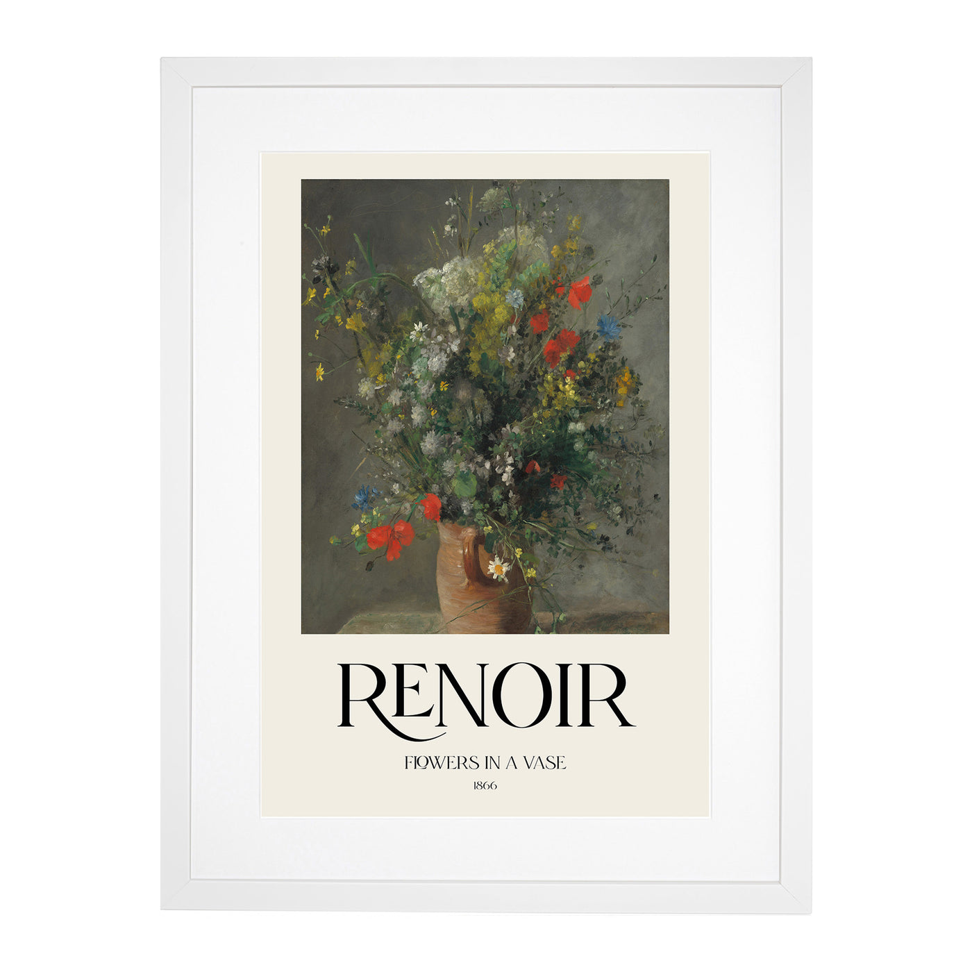 Bouquet Of Flowers Vol.2 Print By Pierre-Auguste Renoir