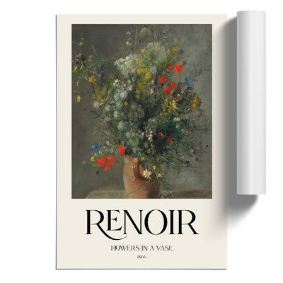 Bouquet Of Flowers Vol.2 Print By Pierre-Auguste Renoir