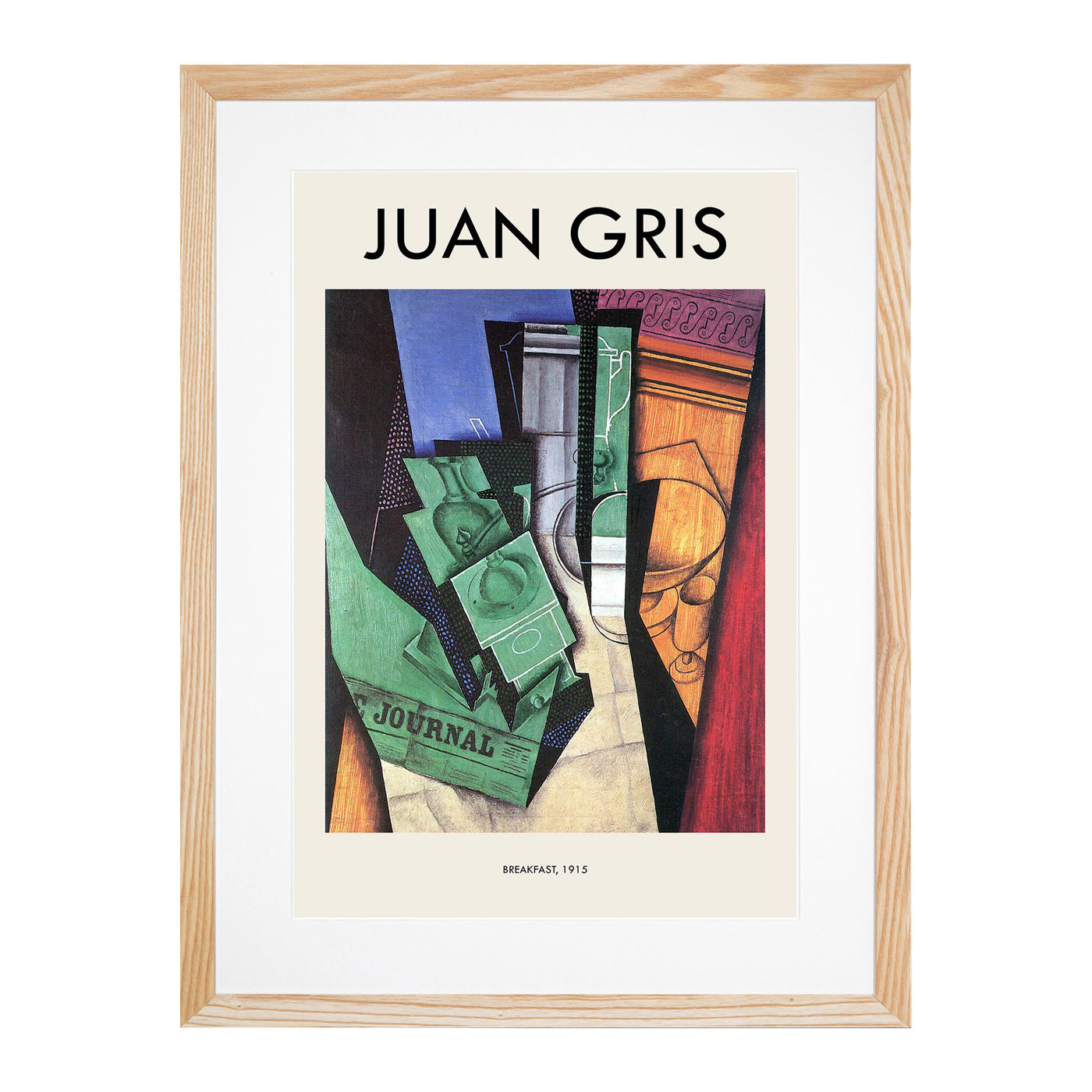 Breakfast Print By Juan Gris