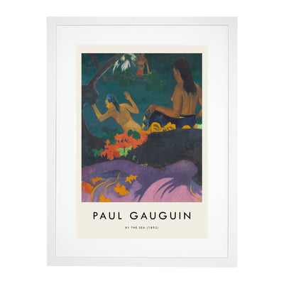 By The Sea Print By Paul Gauguin