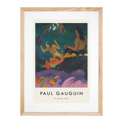 By The Sea Print By Paul Gauguin