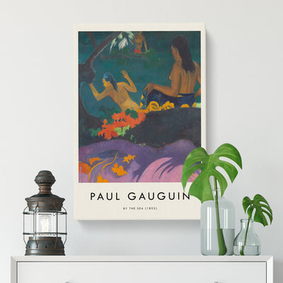 By The Sea Print By Paul Gauguin