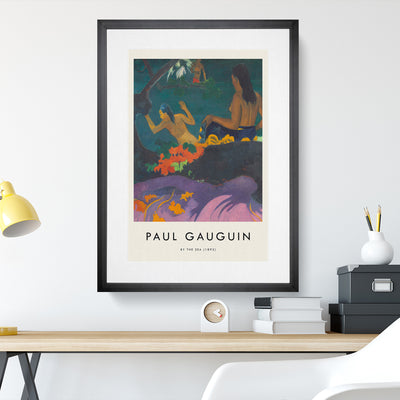 By The Sea Print By Paul Gauguin