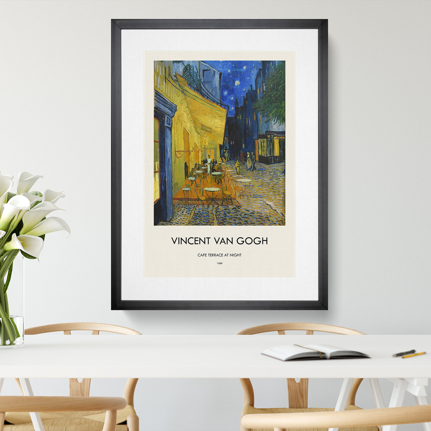 Cafe Terrace At Night Print By Vincent Van Gogh