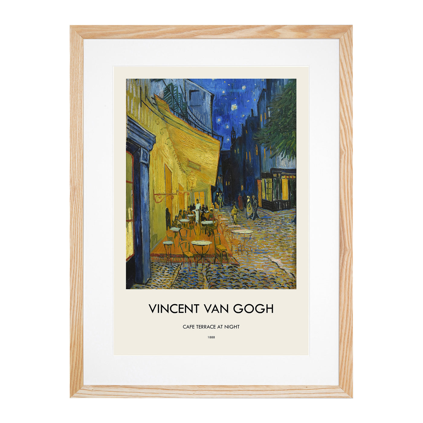 Cafe Terrace At Night Print By Vincent Van Gogh