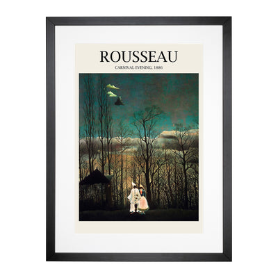 Carnival Evening Print By Henri Rousseau Framed Print Main Image