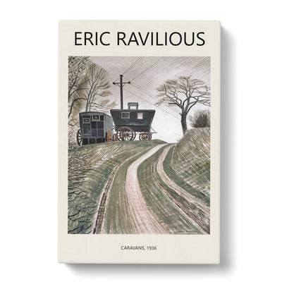 Cart On Hill Print By Eric Ravilious Canvas Print Main Image