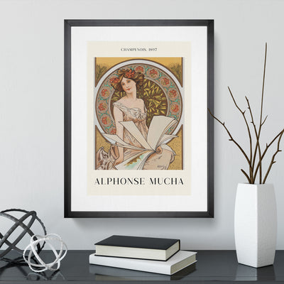 Chamenois Caldenar Print By Alphonse Mucha