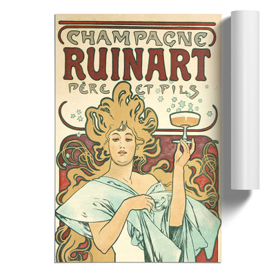 Champagne Ruinart Vol.1 By Alphonse Mucha