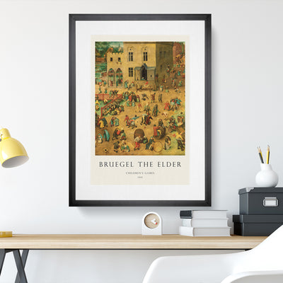 Children'S Games Print By Pieter Bruegel The Elder