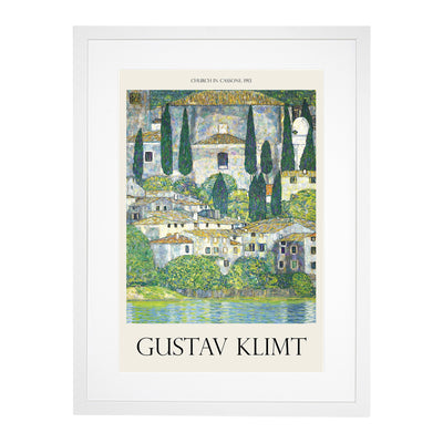 Church In Cassone Print By Gustav Klimt