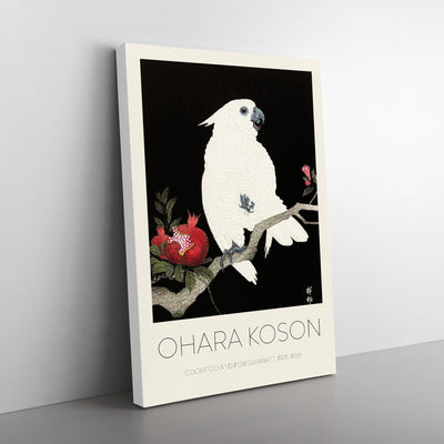 Cockatoo & Pomegranate Print By Ohara Koson