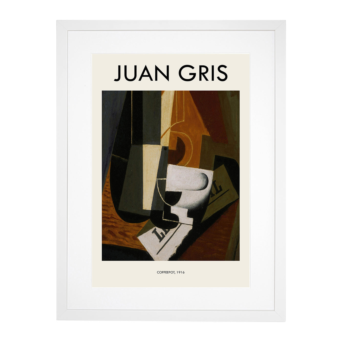 Coffeepot Print By Juan Gris