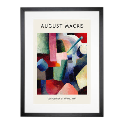 Composition Vol.2 Print By August Macke Framed Print Main Image