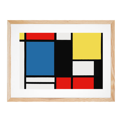 Composition Vol.3 By Piet Mondrian