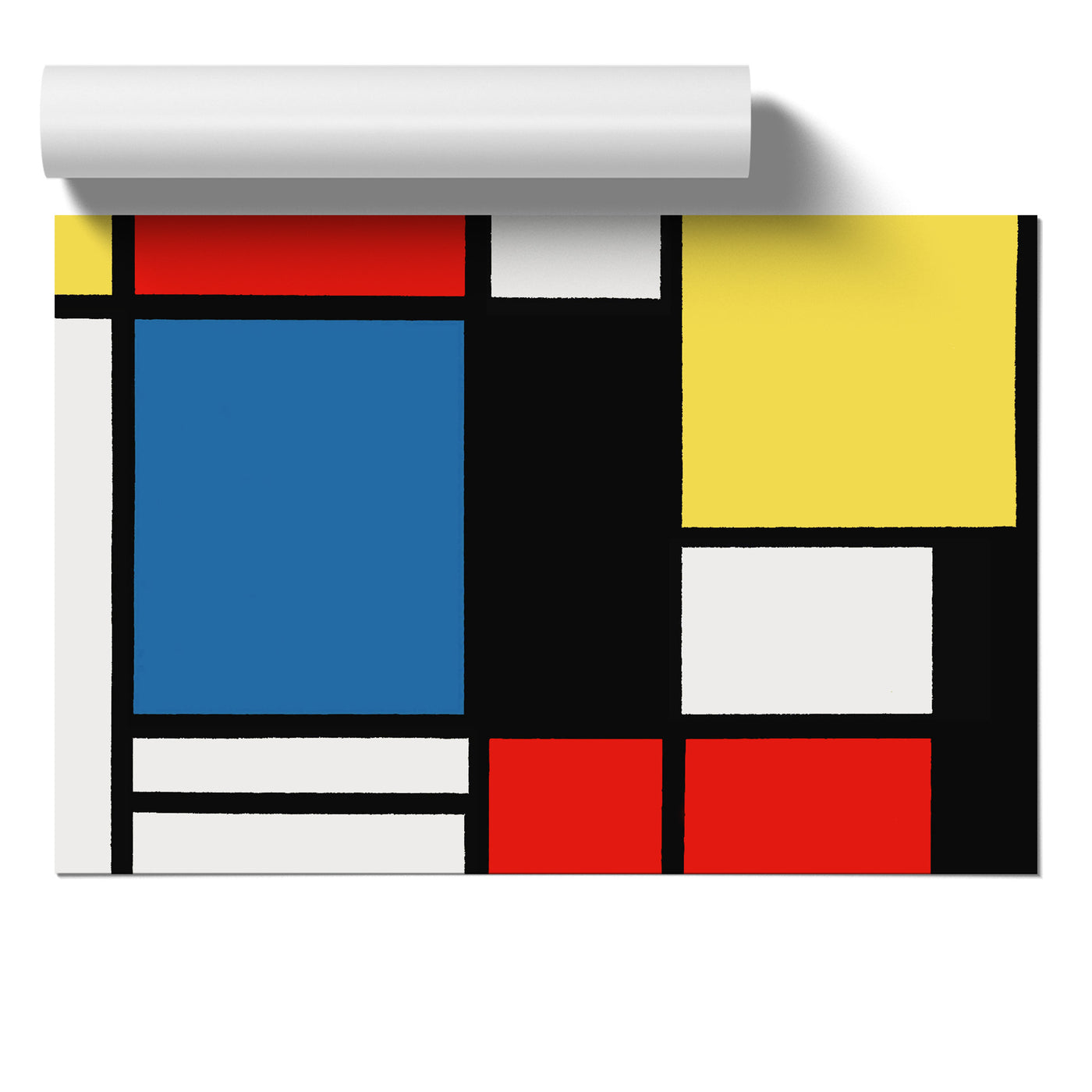 Composition Vol.3 By Piet Mondrian