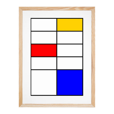 Composition Vol.4 By Piet Mondrian