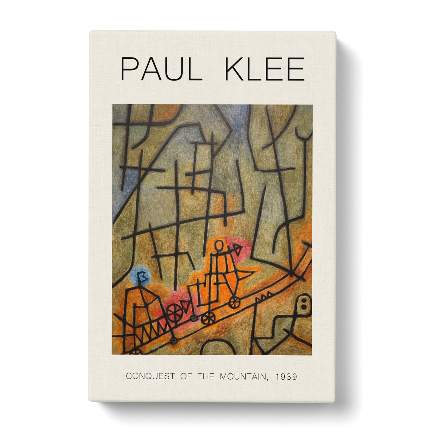 Conquest Of The Mountain Print By Paul Klee Canvas Print Main Image