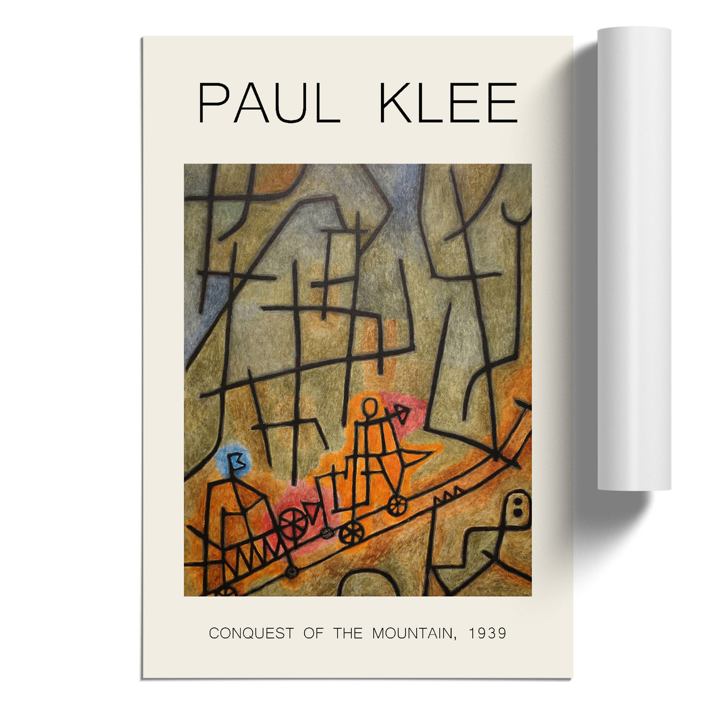 Conquest Of The Mountain Print By Paul Klee