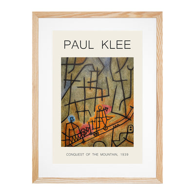 Conquest Of The Mountain Print By Paul Klee