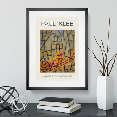 Conquest Of The Mountain Print By Paul Klee