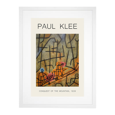 Conquest Of The Mountain Print By Paul Klee