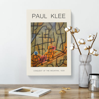 Conquest Of The Mountain Print By Paul Klee