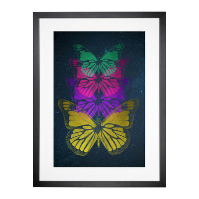 Cosmic Butterflies Framed Print Main Image