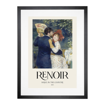 Country Dance Print By Pierre-Auguste Renoir Framed Print Main Image