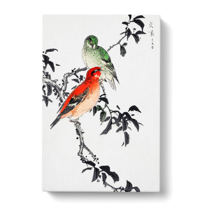 Crossbill Birds By Numata Kashu Canvas Print Main Image