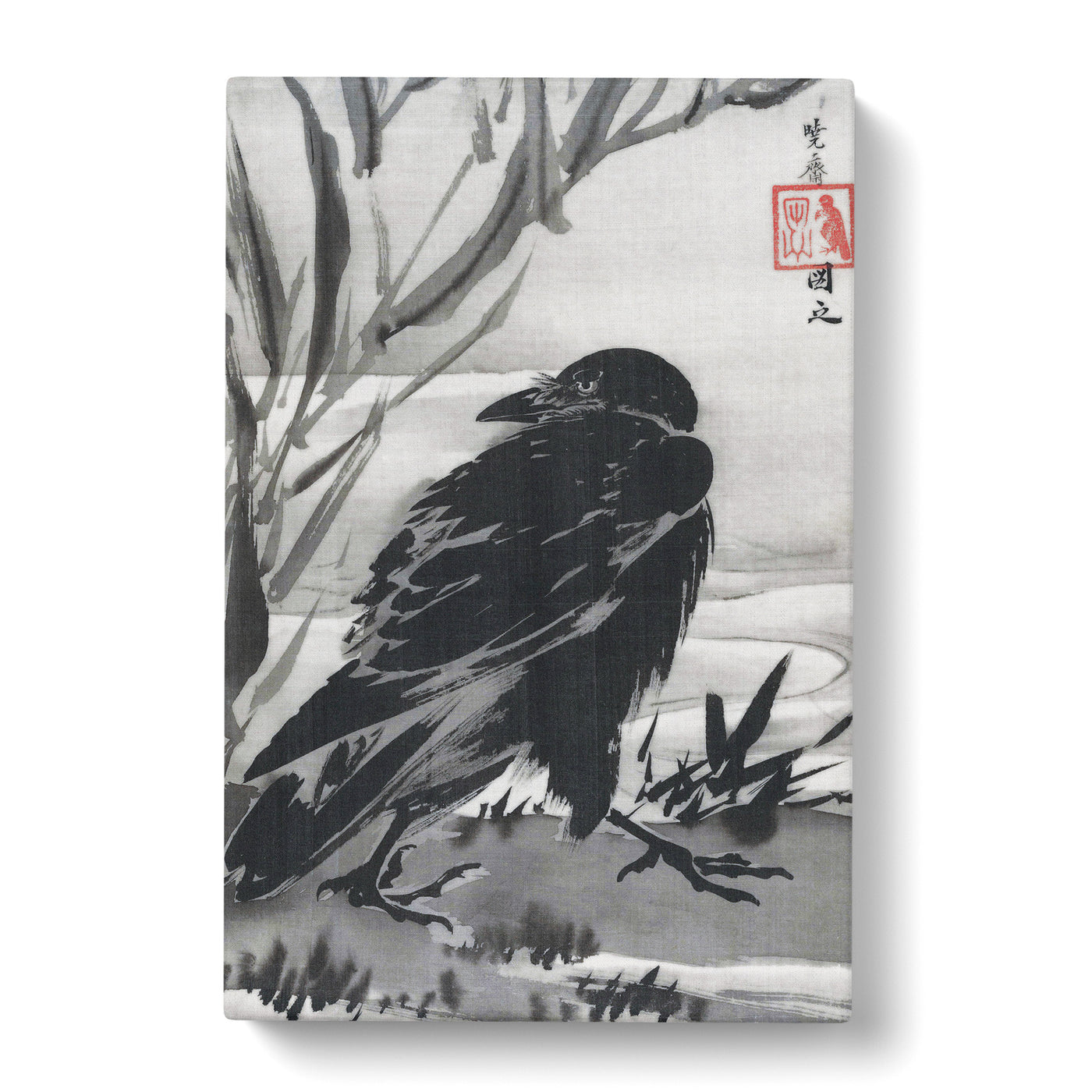 Crow By Kawanabe Kyosai Canvas Print Main Image