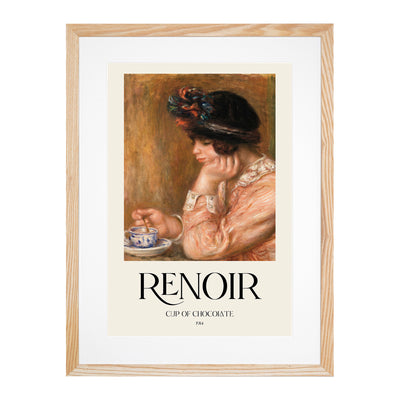 Cup Of Chocolate Print By Pierre-Auguste Renoir