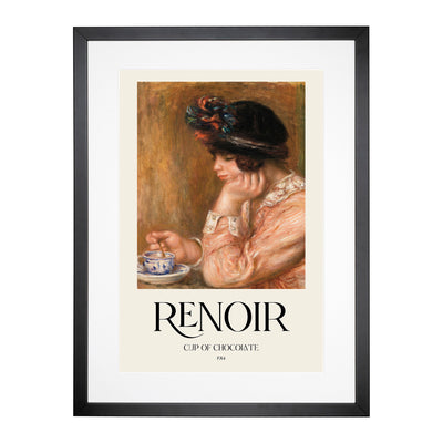 Cup Of Chocolate Print By Pierre-Auguste Renoir Framed Print Main Image