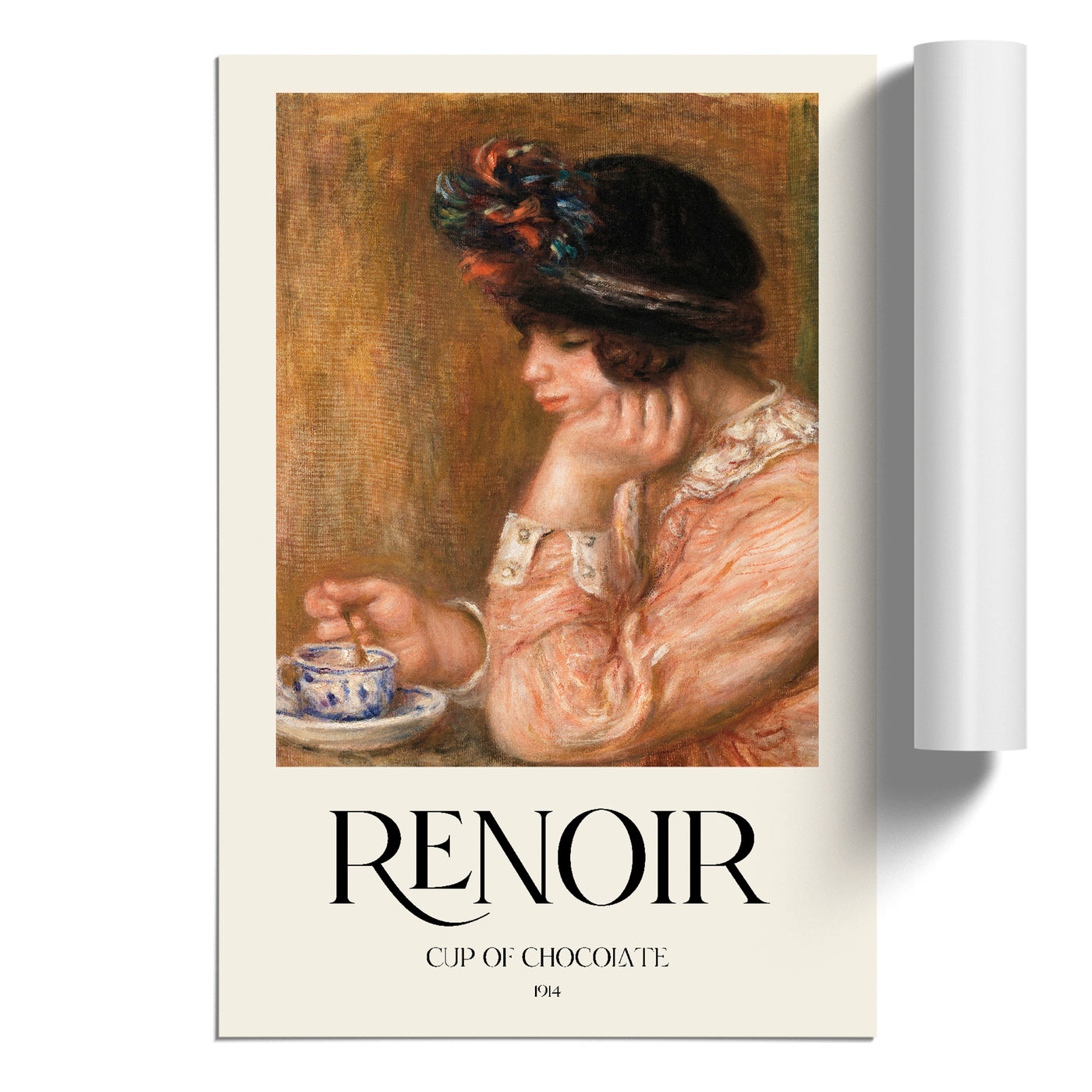 Cup Of Chocolate Print By Pierre-Auguste Renoir