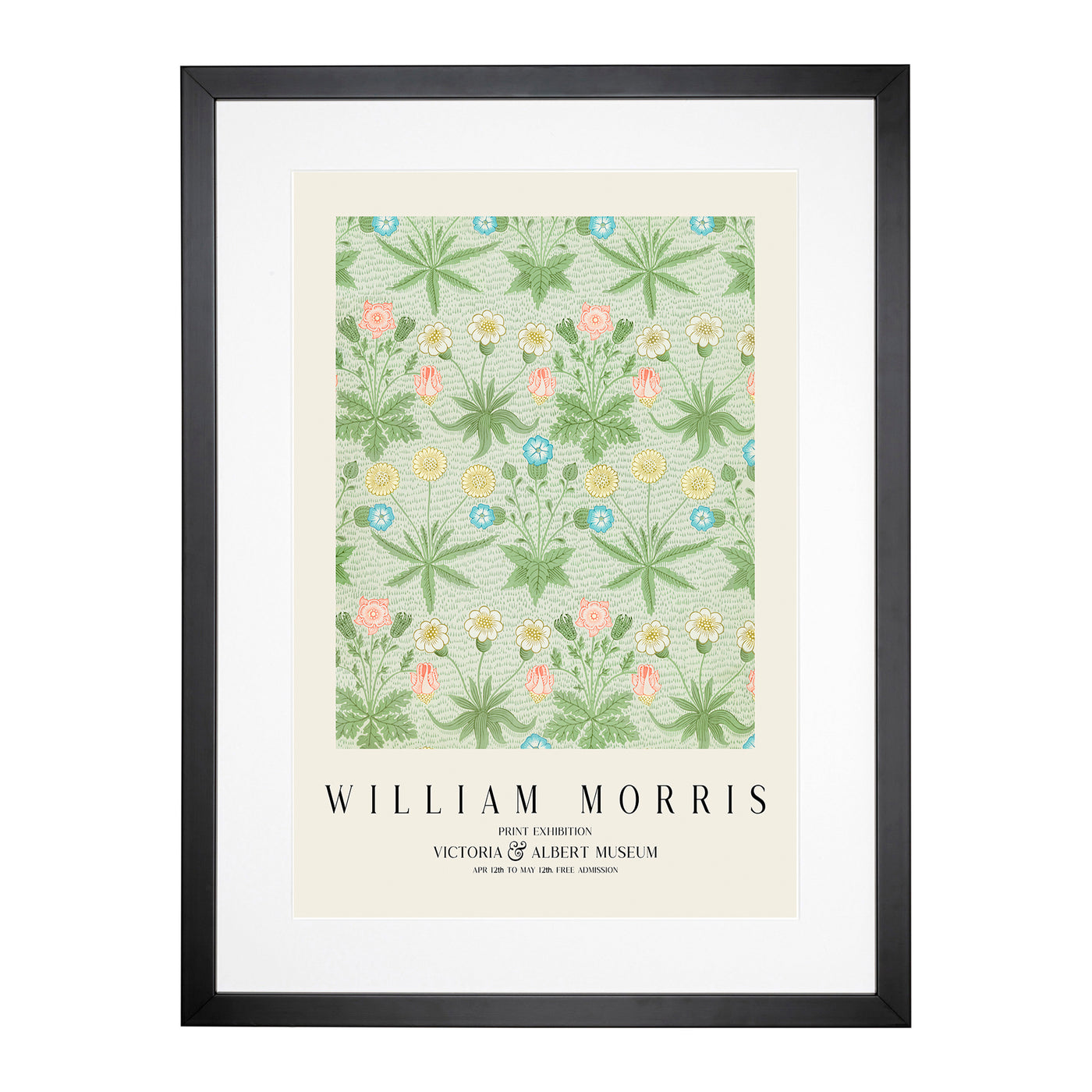 Daisy Pattern Vol.2 Print By William Morris Framed Print Main Image