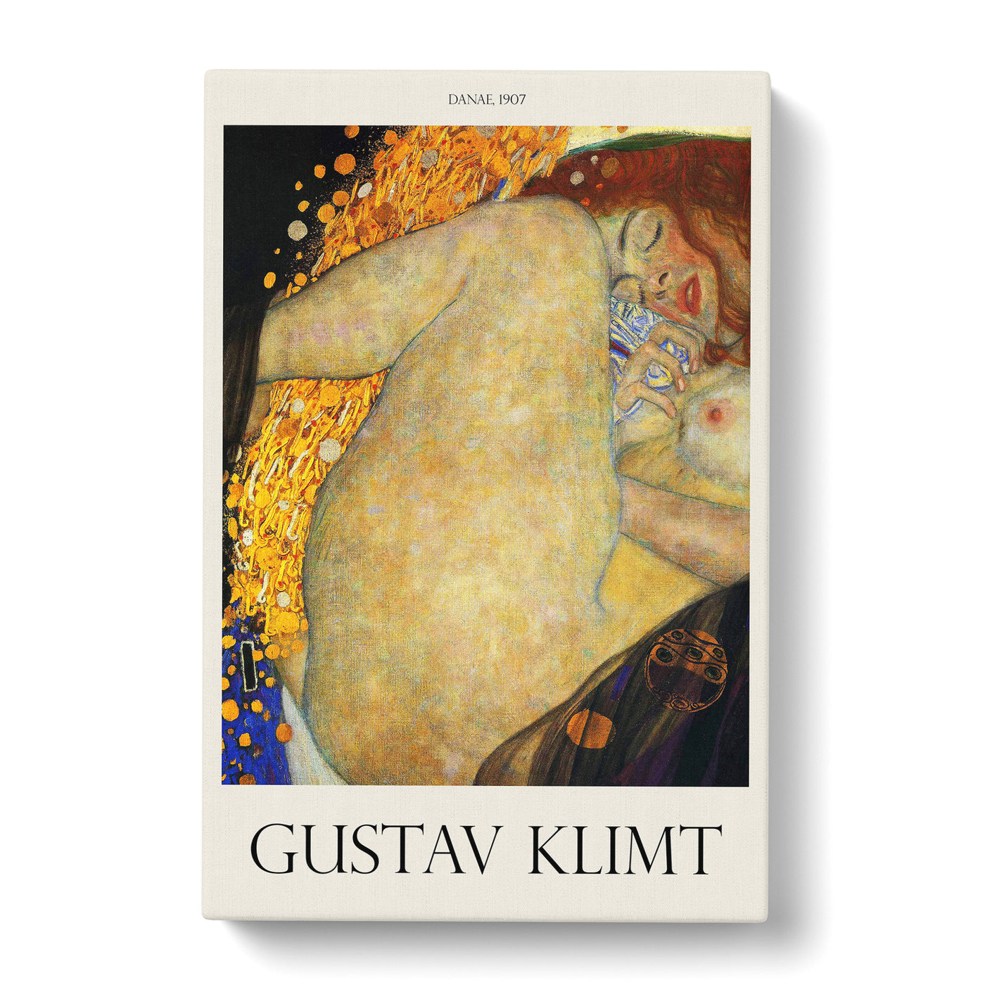 Danae Vol.1 Print By Gustav Klimt Canvas Print Main Image