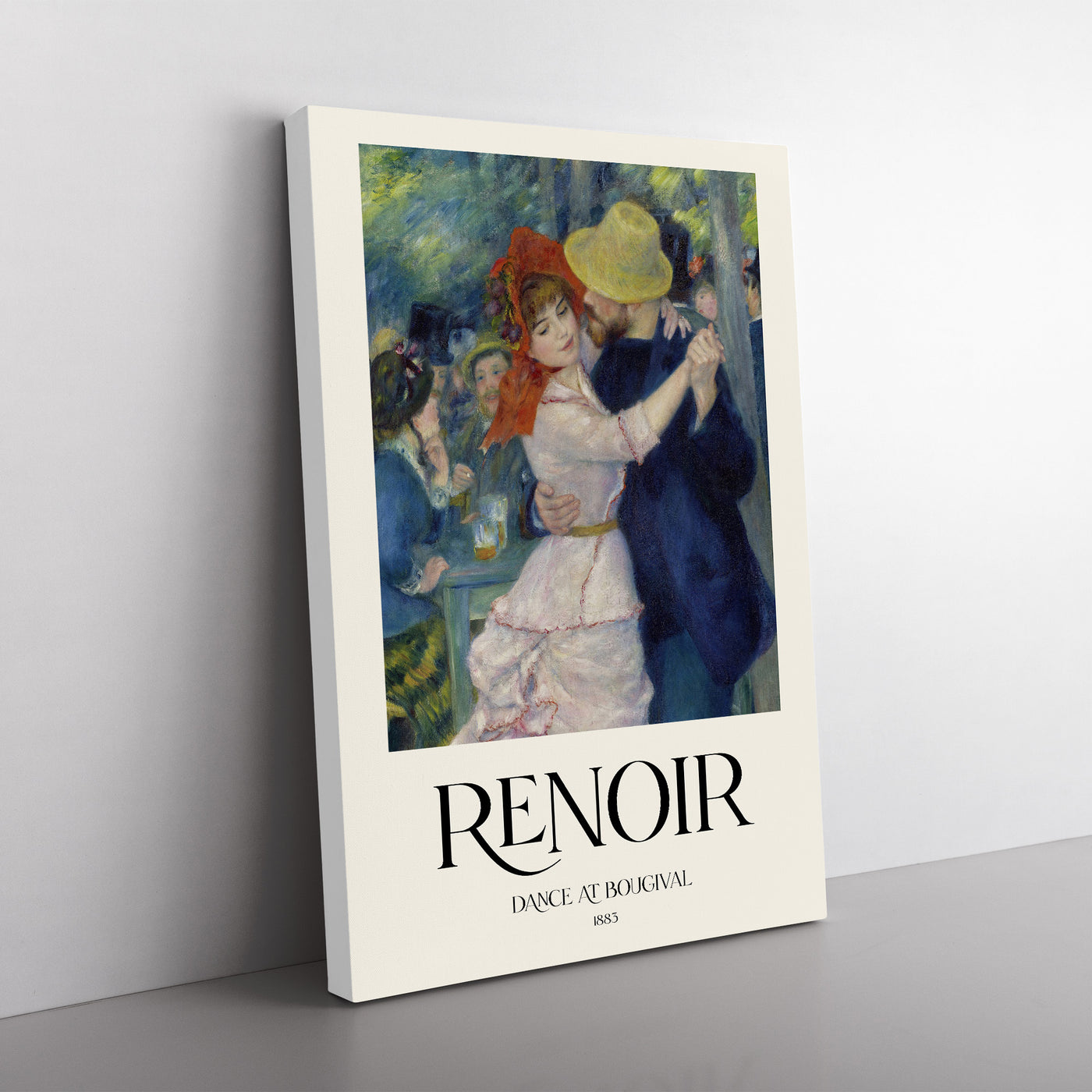 Dance At Bougival Print By Pierre-Auguste Renoir