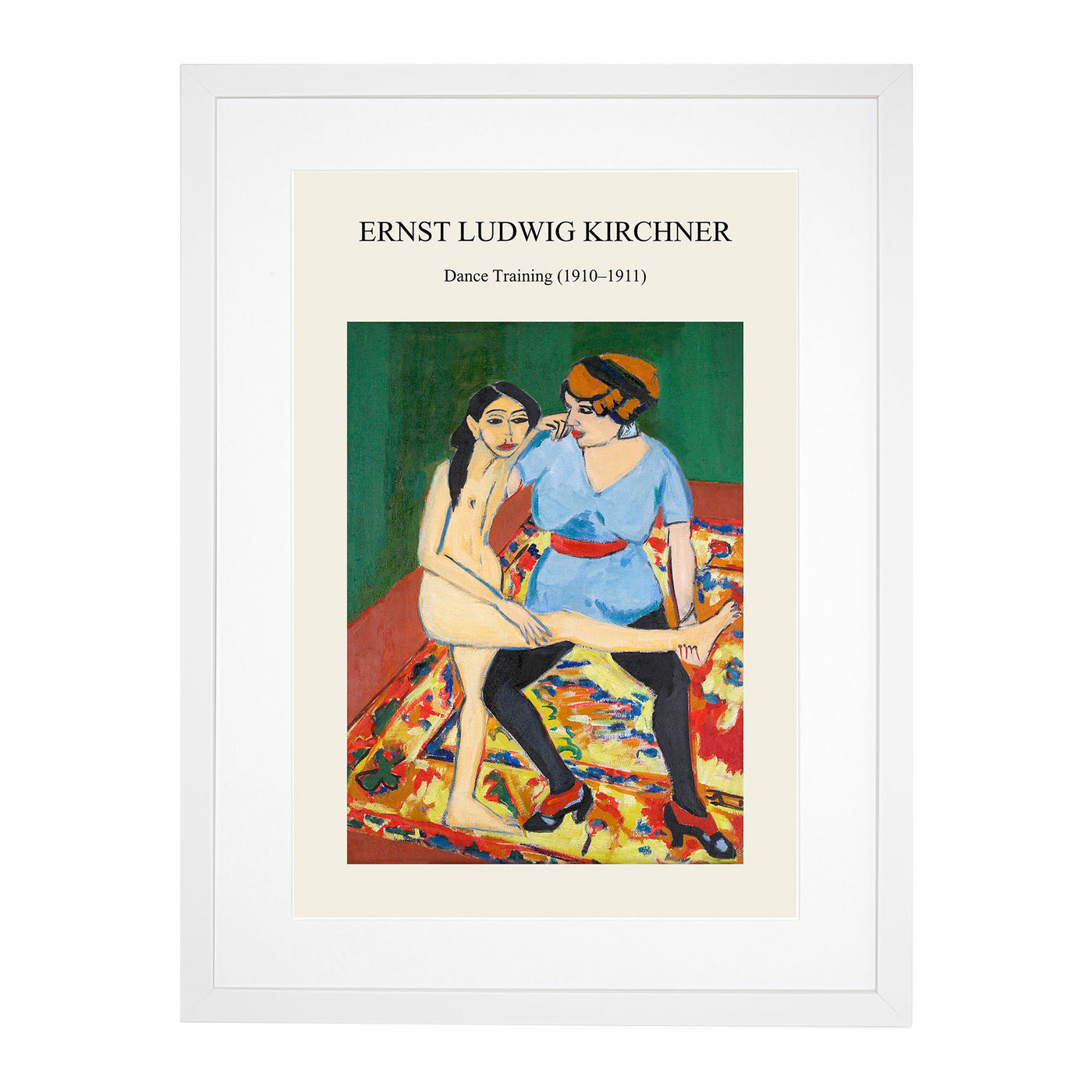 Dance Training Print By Ernst Ludwig Kirchner