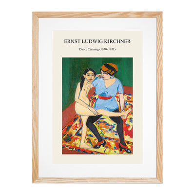 Dance Training Print By Ernst Ludwig Kirchner