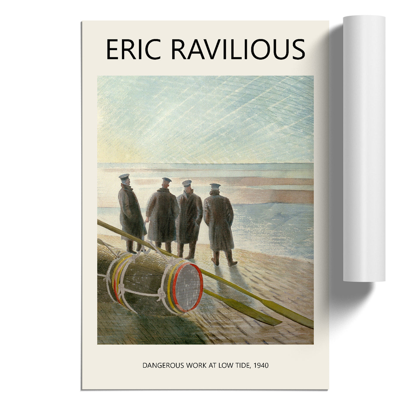 Dangerous Work Print By Eric Ravilious